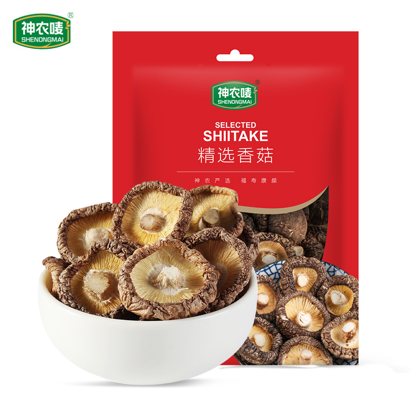 神農(nóng)嘜精選貴州香菇180g/袋菌菇干貨